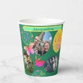 イースターフォトエッグ付/ネーム紙カップ 紙コップ (正面)