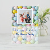 イースターフォトカード、インスタントダウンロードオプション シーズンカード (スタンド正面)