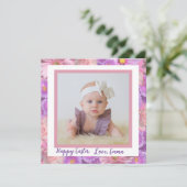 イースターフォトカード、印刷可能およびダウンロード可能 シーズンカード (スタンド正面)