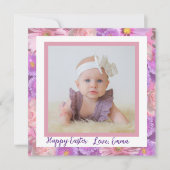 イースターフォトカード、印刷可能およびダウンロード可能 シーズンカード (正面)