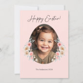 イースターフォトグリーティングカード(フローラ卵フレーム付き) シーズンカード (正面)