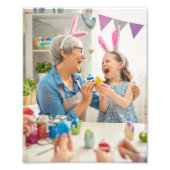 イースターフォト8" x 10インチプレミアムサテンプリント フォトプリント (正面)