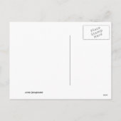 イースターフクロウ – ピンク シーズンポストカード (裏面)