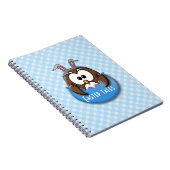 イースターフクロウ – 青 ノートブック (右側)