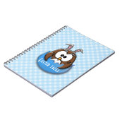 イースターフクロウ – 青 ノートブック (左側)