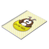 イースターフクロウ – 黄色 ノートブック (左側)