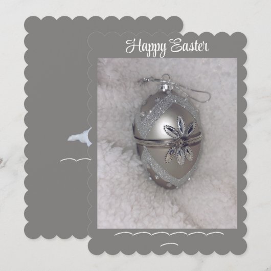 イースターフラットホリデーカード シーズンカード (正面/裏面)