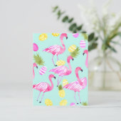 イースターフラミンゴ ポストカード (スタンド正面)