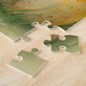 イースターフランスのエッグ付きブルドッグ ジグソーパズル (側面)