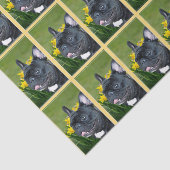 イースターフレンチ・ブルドッグのティッシュペーパー 薄葉紙 (詳細)