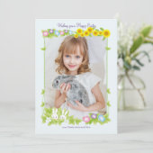 イースターフレームフォトホリデーカード シーズンカード (スタンド正面)