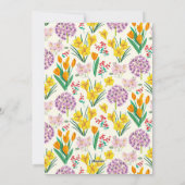 イースターフローラの写真のホリデーカード シーズンカード (裏面)