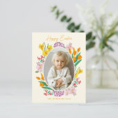 イースターフローラの写真のホリデーカード ポストカード (スタンド正面)