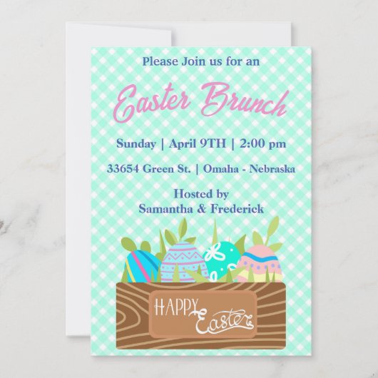 イースターフローラカラフルと卵 シーズンカード (正面)