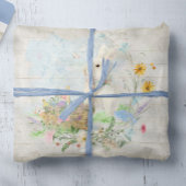 イースターフローラバニー卵バスケット春デクページT 薄葉紙