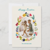 イースターフローラリース写真 シーズンカード (正面)