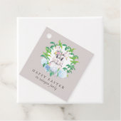 イースターフローラリース パーソナライズされた フェイバータグ (インサイチュ)