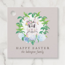 イースターフローラリース パーソナライズされた フェイバータグ