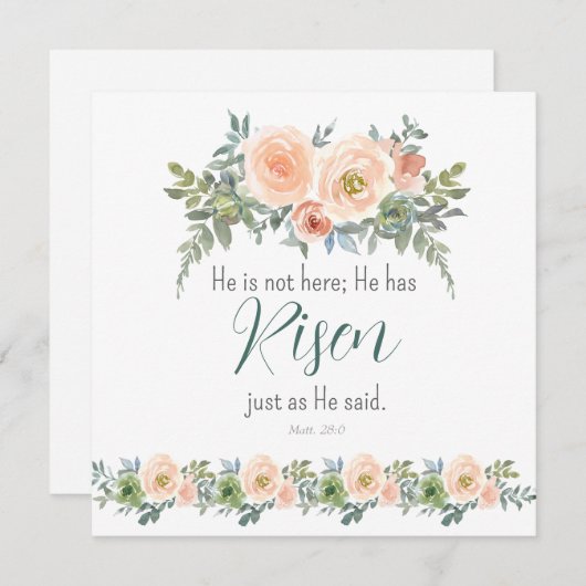 イースターフローラ彼は聖なる書物、 経典水の色を上昇した シーズンカード (正面/裏面)