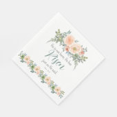 イースターフローラ彼は聖なる書物、 経典水の色を上昇した スタンダードランチョンナプキン (角)