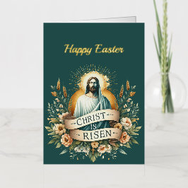イースターフローラ復活クリスチャンイラストレーション 箔シーズンカード
