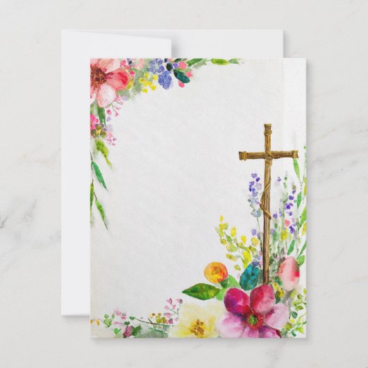 イースターフローラ枠(クロス付き) 空白の シーズンカード (正面)