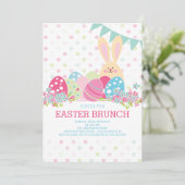 イースターブモダンルンチディナーパーティの招待状 招待状 (スタンド正面)