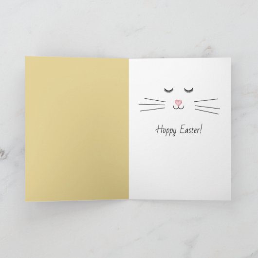 イースターブラックオランダ矮星ウサギ シーズンカード (内部)