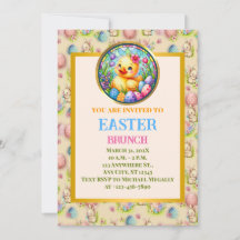 イースターブランシュ、チック、 花、お色鮮やかな卵