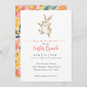 イースターブランチと卵の狩り 招待状 (正面/裏面)