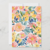 イースターブランチと卵の狩り 招待状 (裏面)