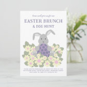イースターブランチと卵狩りかわいいバニーフローラ 招待状 (スタンド正面)