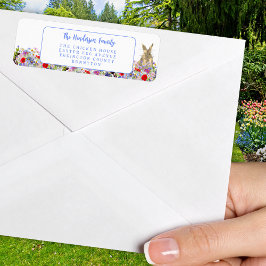 イースターブランチと卵狩りフローラ ラベル