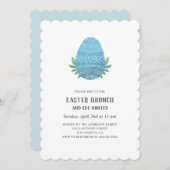 イースターブランチと卵狩り。青い春招待 シーズンカード (正面/裏面)
