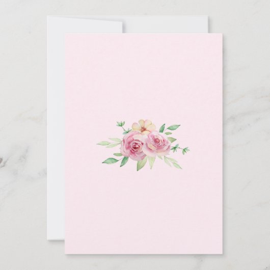 イースターブランチのウサギ招待状 招待状 (裏面)