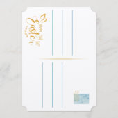 イースターブランチの招待 招待状 (裏面)