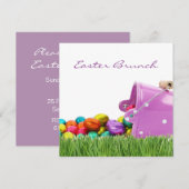 イースターブランチの正方形5.25" x 5.25"招待状 招待状 (正面/裏面)