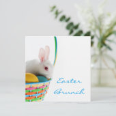 イースターブランチの正方形5.25" x 5.25"招待状 招待状 (スタンド正面)