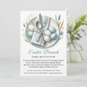 イースターブランチエレガント招待状 招待状 (スタンド正面)