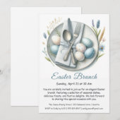 イースターブランチエレガント招待状 招待状 (正面/裏面)