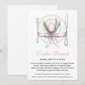 イースターブランチエレガント招待状 招待状 (正面/裏面)