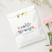 イースターブランチカラフルレトロタイポグラフィ フェイバーバッグ (封をした状態)