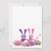 イースターブランチキッチドブンニーズフローラ卵 |工芸品 招待状 (裏面)