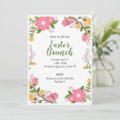 イースターブランチパーティの招待状 招待状 (スタンド正面)