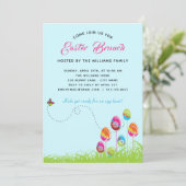 イースターブランチフローラエッグモダンカスタム 招待状 (スタンド正面)