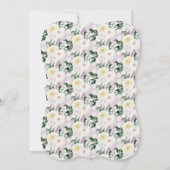 イースターブランチフローラバニーリース 招待状 (裏面)