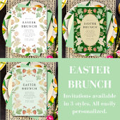 イースターブランチフローラフルーツ 招待状
