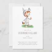 イースターブランチ卵狩りキッドバニー男女兼用 招待状 (正面)