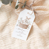 イースターブランチ卵狩りバニーバスケットサンキュー ギフトタグ