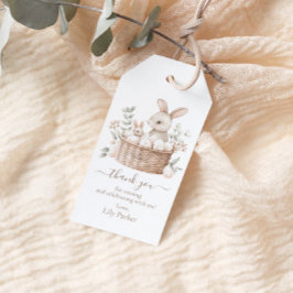 イースターブランチ卵狩りバニーバスケットサンキュー ギフトタグ